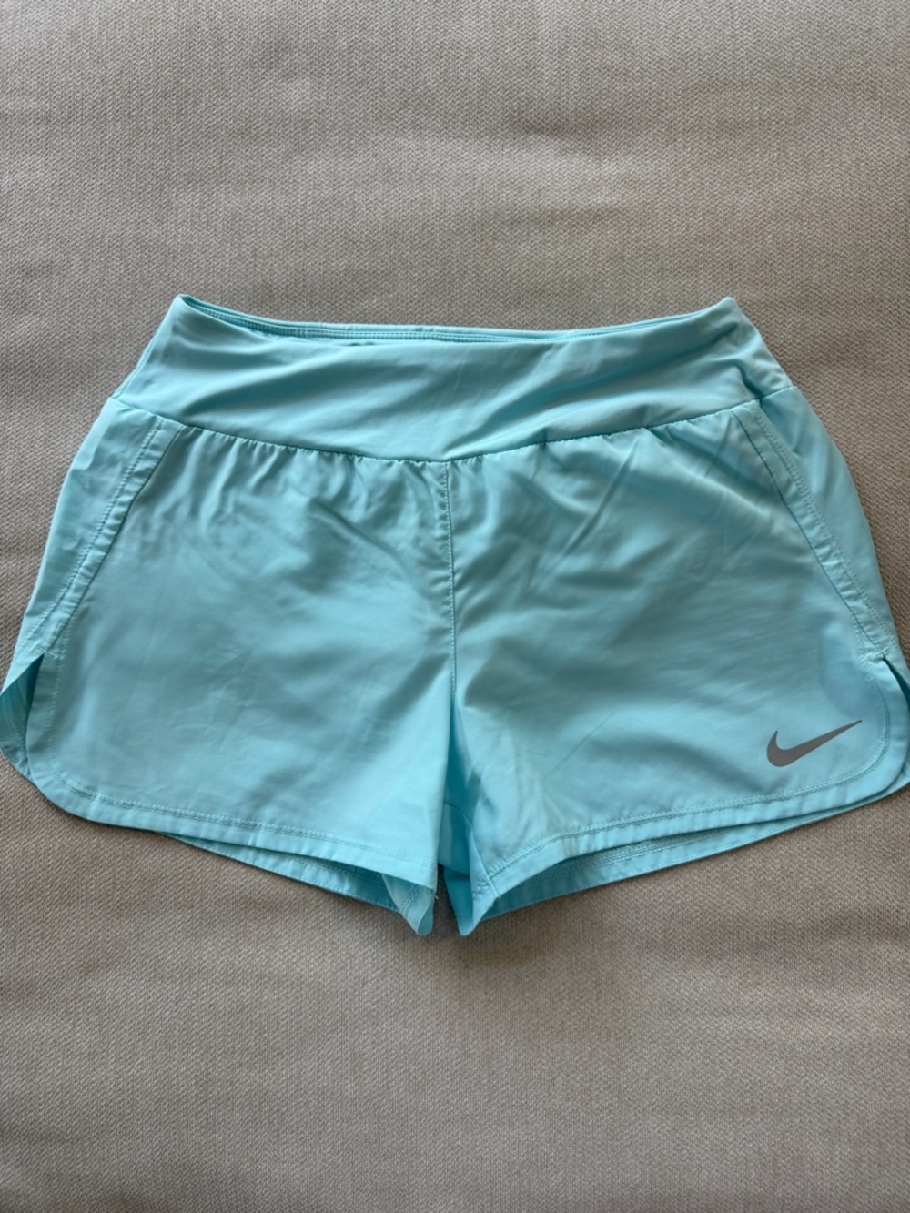 Nike Light Aqua Athletic Running Shorts